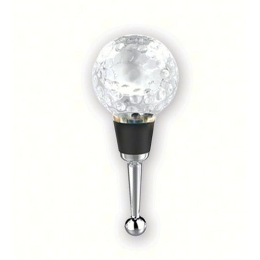 Golf Ball Glass Wine Bottle Stopper (Gift Box)