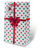 Holiday Polka Dots Two Bottle Wine Gift Bag