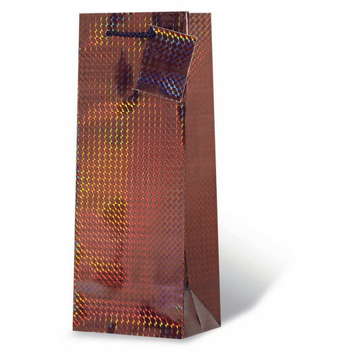 Bronze Foil Wine Bottle Gift Bag