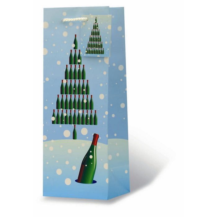Dreaming of a Wine Christmas Wine Bottle Gift Bag