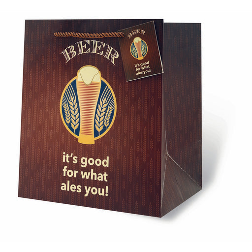 Beer - It's Good For What Ales You Wine Bottle Gift Bag