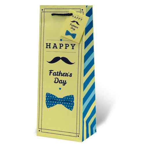 Happy Father's Day Wine Bottle Gift Bag