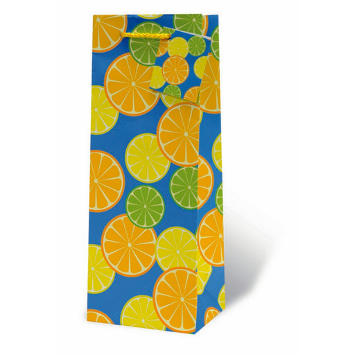 Citrus Slices Wine Bottle Gift Bag