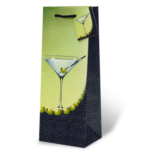 Martini Wine Bottle Gift Bag