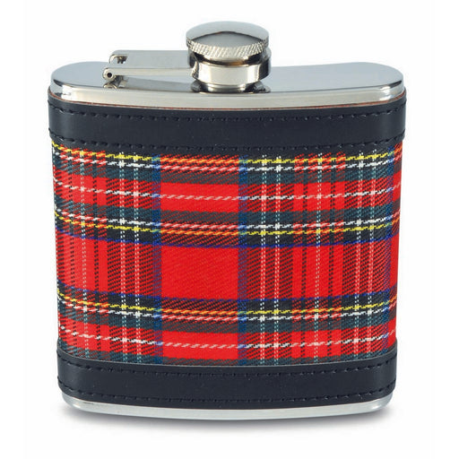 6 OZ Flask - Plaid