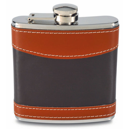 6 OZ Flask - Mixed Brown