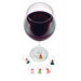 Wine  Charms - Glass Christmas Trees