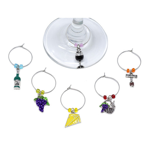 Wine Charms - Wine & Cheese