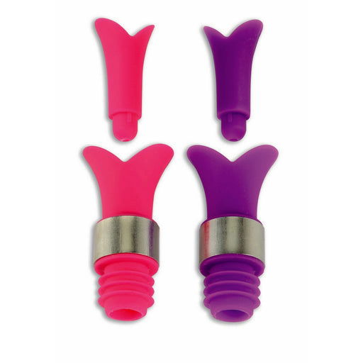 Silicone Wine Pourer with Stopper