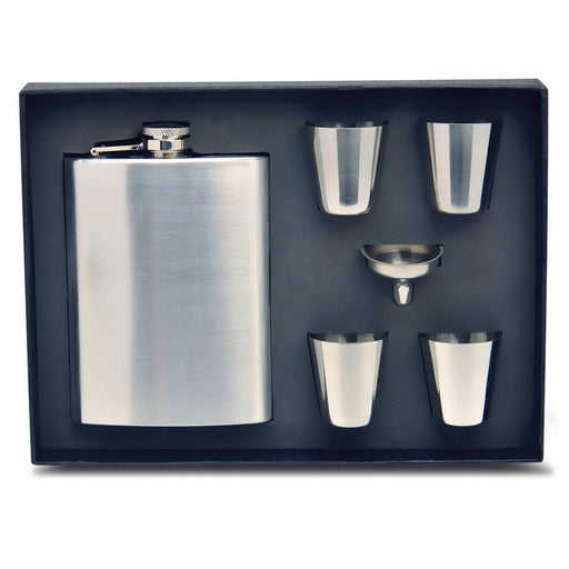 Flask Gift Set - Stainless