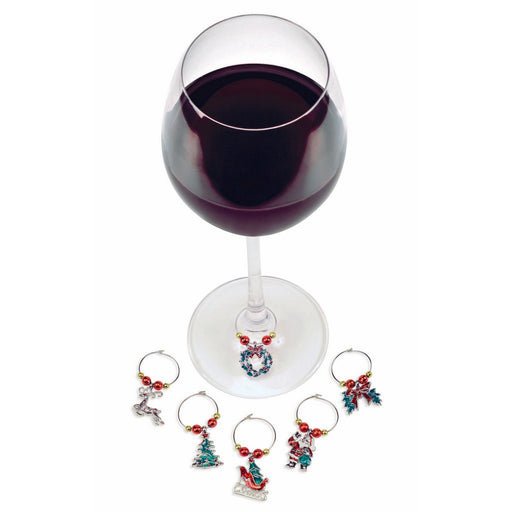 Wine Charms - Santa Theme