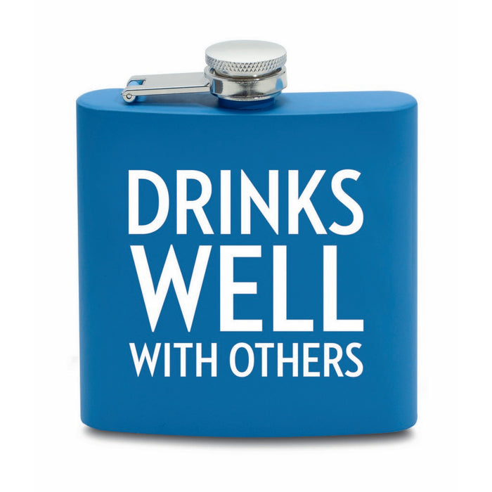 6 OZ Flask - Drinks Well With Others