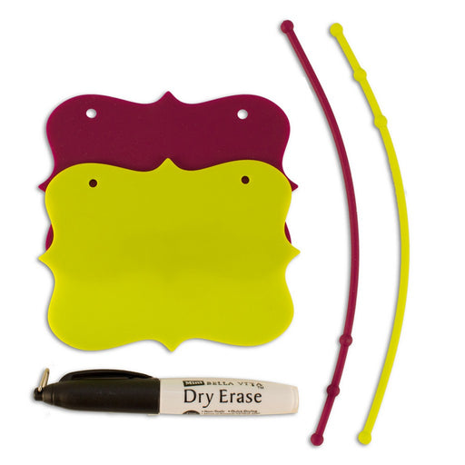 Scroll - Sets of Silicone Bottle Tags