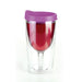 Vingo 10Oz Double-Walled Wine Tumbler with Purple Lid