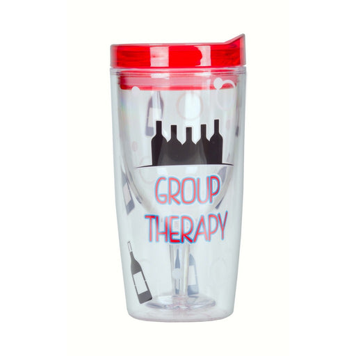 Group Therapy Insulated Wine Tumbler 10 oz