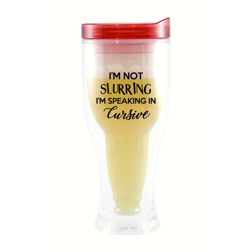 I'm Not Slurring Beer Buddy Beer Tumbler