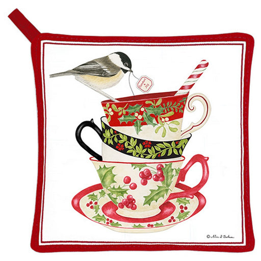 Holiday Teacup Potholder