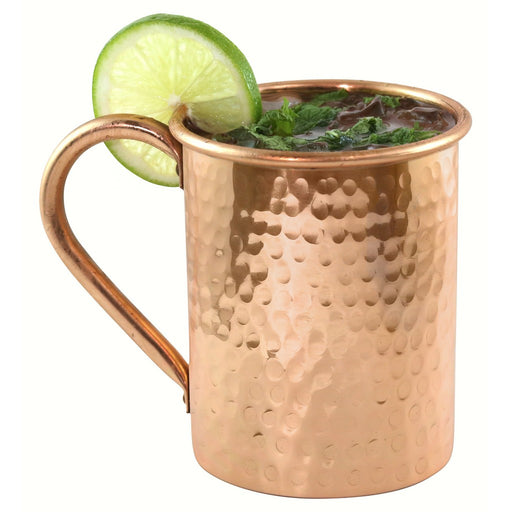 18 oz Moscow Mule Mug Cylinder - dimpled