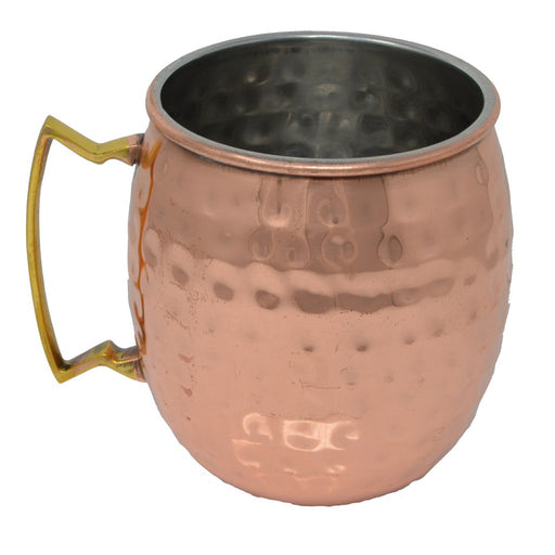 16 oz Copper Clad Moscow Mule Mug - Hammered