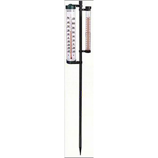 Thermometer Rain Gauge on Swivel Bracket