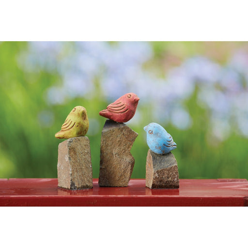 Mini Birds on Rocks