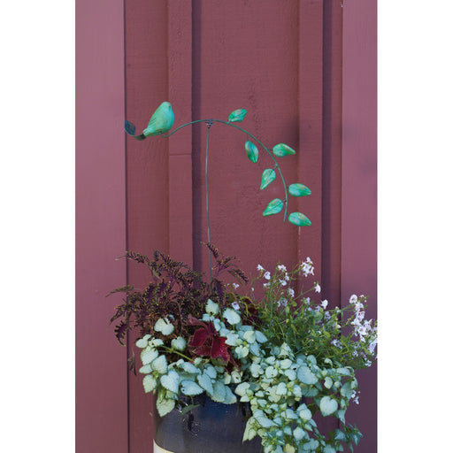 Teal Bird Garden Balancer