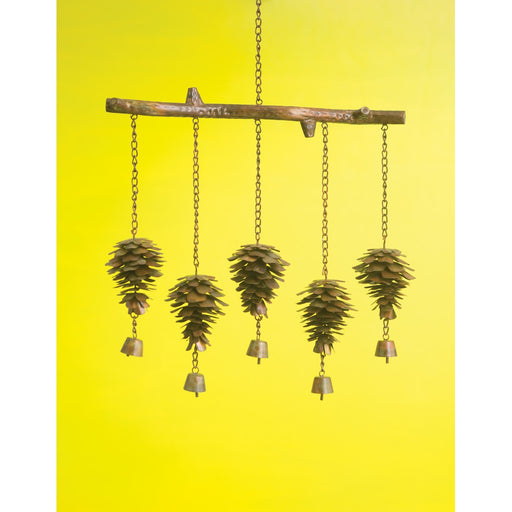 Pine Cone Flamed Windchime