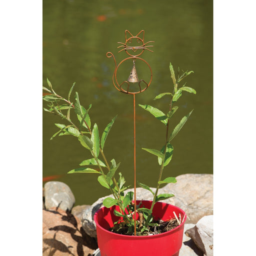 Cat w/Bell Stake (must order in 4's)