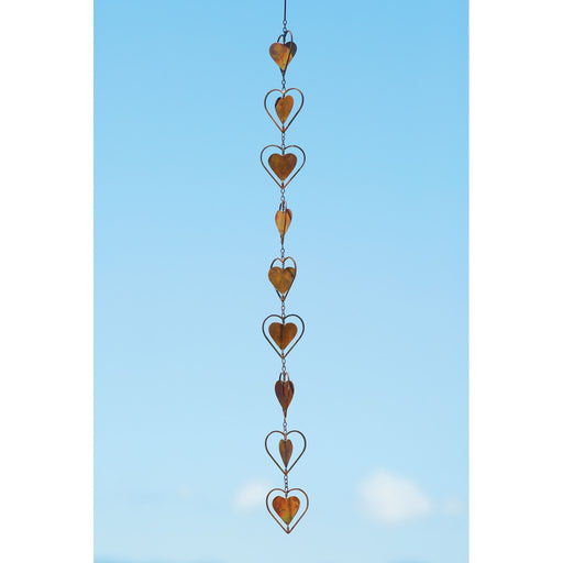 Hearts Flamed Hanging Ornament