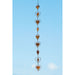 Hearts Flamed Hanging Ornament