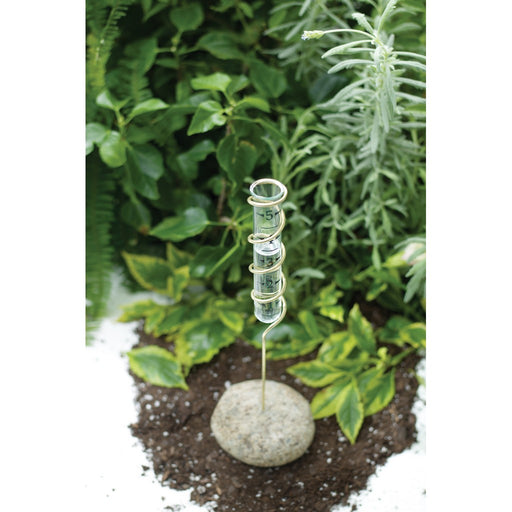 Brass Spiral Rain Gauge