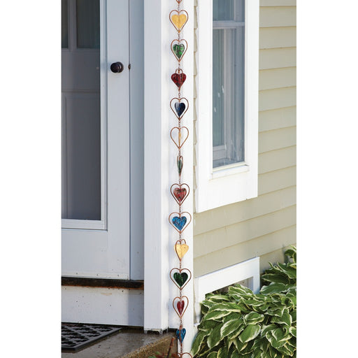 Heart Multicolor Rain Chain