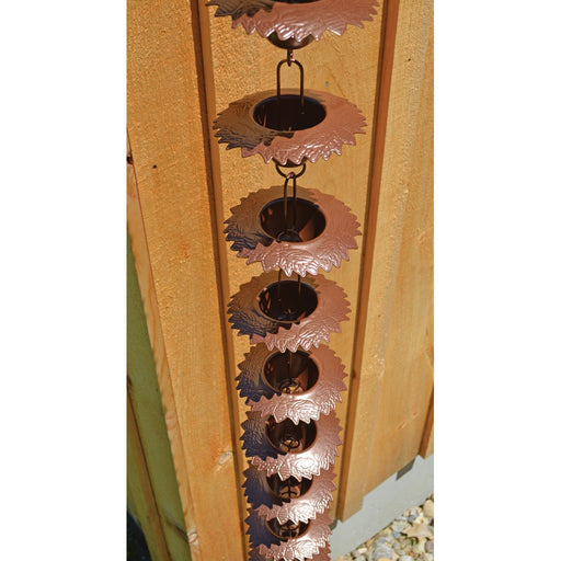 Leaf Lip Cups Rain Chain