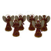 4.5 in Burgundy Angel Figurine