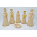 Nativity Set - 6 inch, Gold Trim, Set of 6