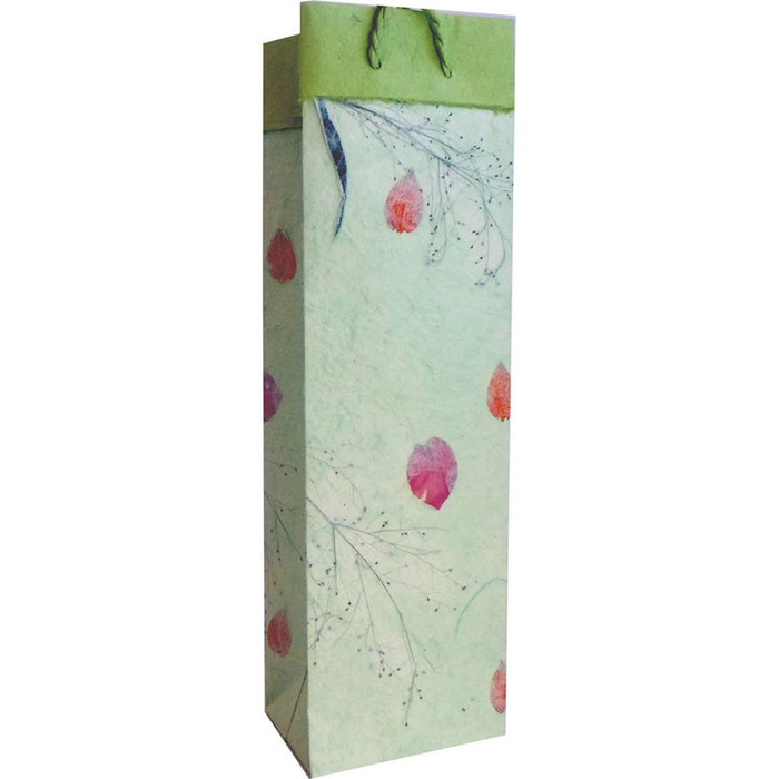 BB1 PF Mint  - Handmade Paper Bottle Bags - Must order in 6's