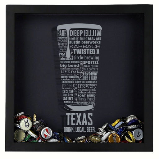 Shadow Box Texas - Beer Cap Trap