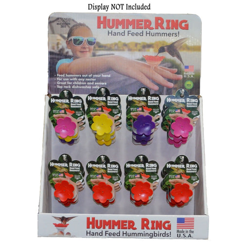 Hummer Ring 24 pc Multipack (12 red, 4 pink, 4 yellow, 4 purple)