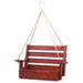 Red Hanging Porch Swing Feeder