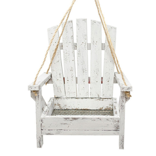 White Adirondack Chair Feeder