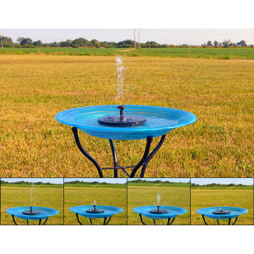 Floating Solar Birdbath Bubbler