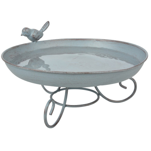 Standing Bird Bath Metal