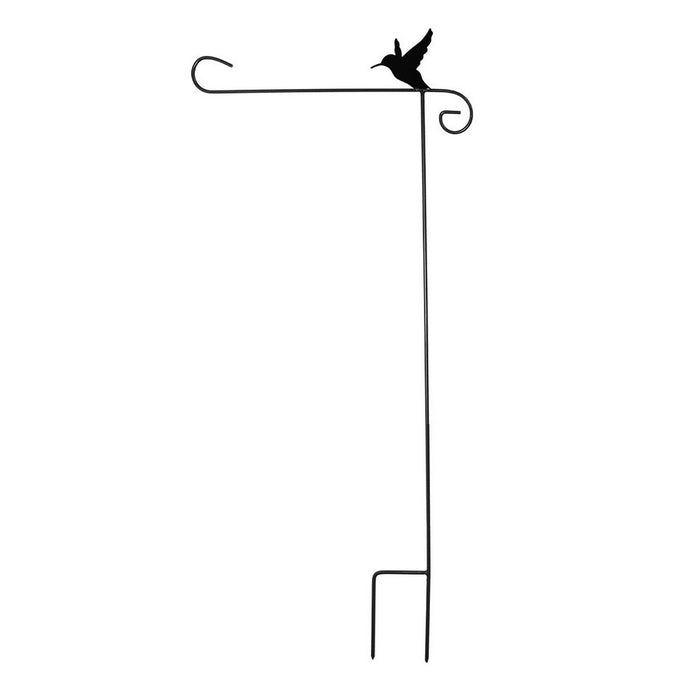 Hummingbird Garden Flag Stand
