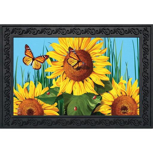 Sunflower Field Doormat