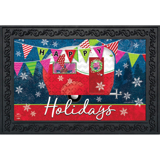 Happy Holidays Camper Doormat