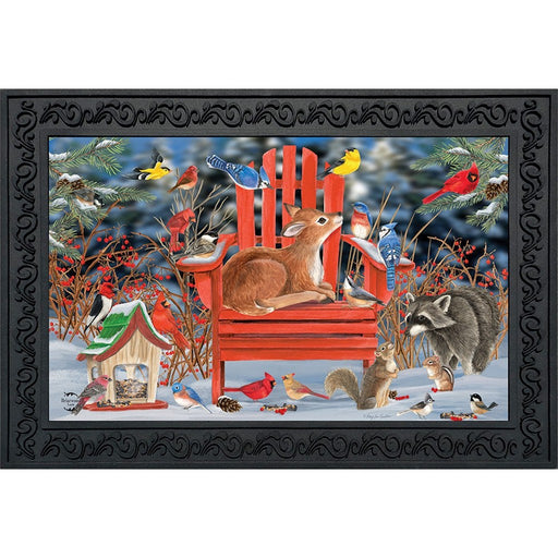 Snow Day Gathering Doormat