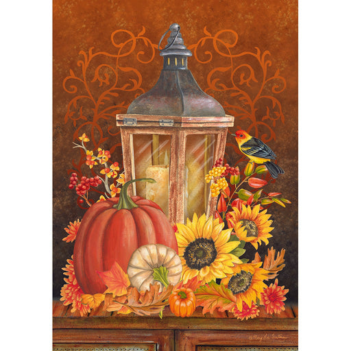 Fall Lantern Garden Flag