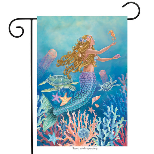 Mermaid Garden Flag