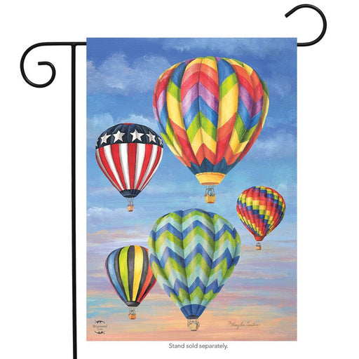 Hot Air Balloons Garden Flag