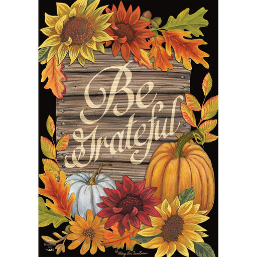 Be Grateful Garden Flag